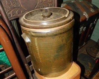 Old Pottery Storage Crock