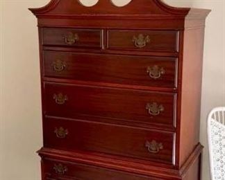 Antique Mahogany  Highboy Dresser