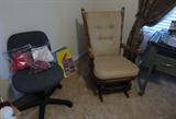 OFFICE CHAIR $15 WITH 25% OFF SATURDAY AT 9AM ROCKER ON RIGHT IS SOLD