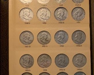 Franklin Silver Half Dollar Book Set