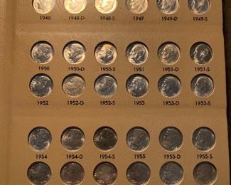 Roosevelt Silver Dimes Book Set