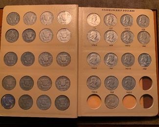 Franklin Silver Half Dollar Book Set