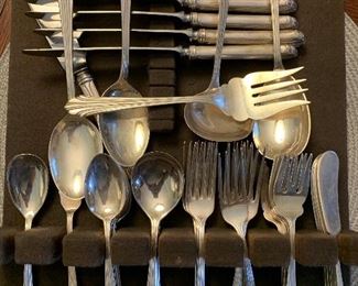"Homewood" Sterling Flatware Set by Kirk Stieff (1938)