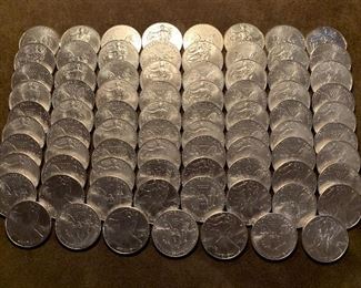 Silver Bullion AMERICAN EAGLES 1oz Rounds