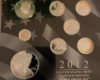 2012 Silver Coin Box Set