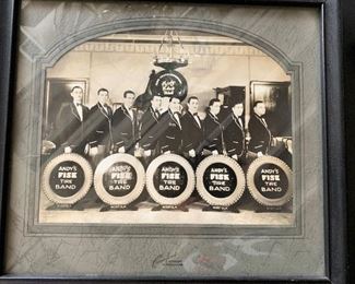 Andy Fisk Tire Band Antique Photo - Norfolk NE