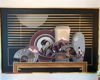 1970's Vintage Franco Mid-Century Painting