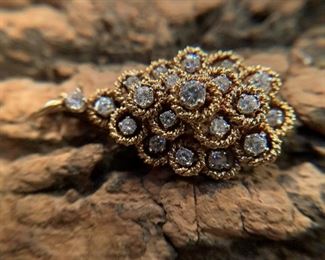 Custom Diamond Pedant / Brooch