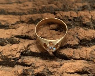 Gold and Diamond Ring