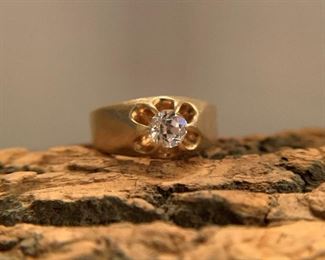 Gold and Diamond Ring