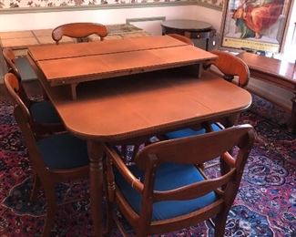 Mid century dining table set
