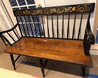 Vintage Nichols and Stone bench 