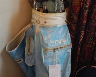 Ladies Ping Golf Clubs and Bag
