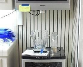 Panasonic 26" TV and Avanti wine chiller