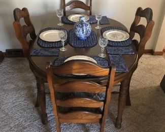 Nice solid and small dining set