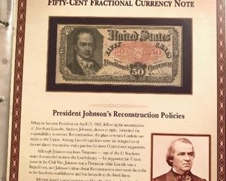 FIFTY CENT FRACTIONAL CURRENCY NOTE