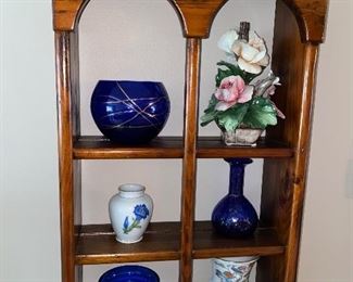 GLASS BOWLS / COBALT BLUE GLASS