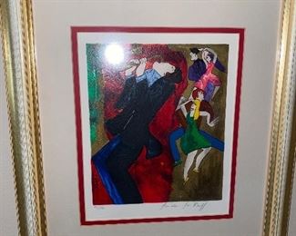 LINDA LE KINFF LITHOGRAPH