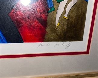LINDA LE KINFF LITHOGRAPH