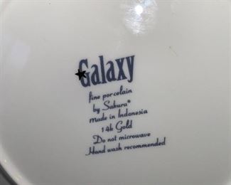 GALAXY FINE PORCELAIN PLATES