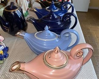 VINTAGE HALL ALADDIN GENIE TEAPOTS