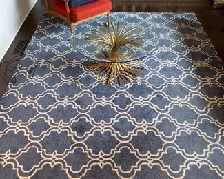 BLUE AREA RUG