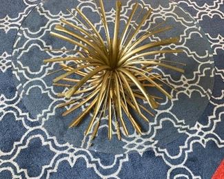 ROUND GLASS TOP COFFEE TABLE