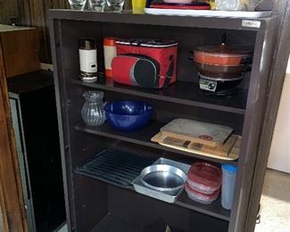 METAL SHELVES AND FILE CABINETS