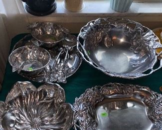 ARTHUR COURT METAL BOWLS / DISHES