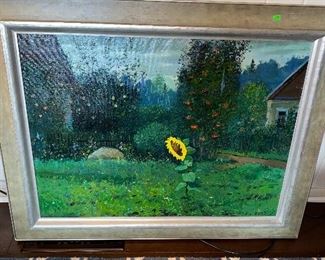 OIL ON CANVAS PAINTING