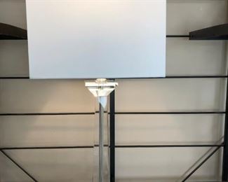 Lamp with Lucite Base