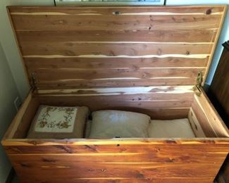 Inside of Cedar Chest