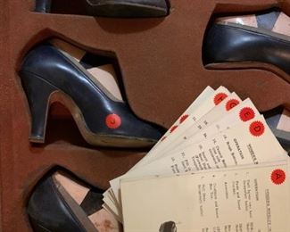 Shoe Salesman Sample Case from The United Shoe Manufacturing Corp Beverly, MA, Known Locally as "The Shoe"