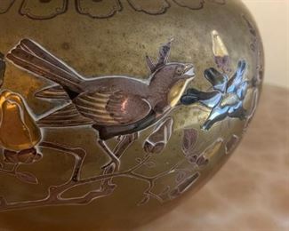 Japanese Meiji Period Bronze Vase