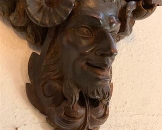 American Rococo Carved Wall Clock, Attributed to Geo. J Henkels / Paris and Philadelphia
