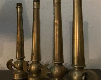 Brass Fire Nozzle, Henry K Barnes, Boston