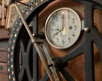 United Shoe Manufacturing Corp Beverly, MA Time Clock from International Time Recording Co