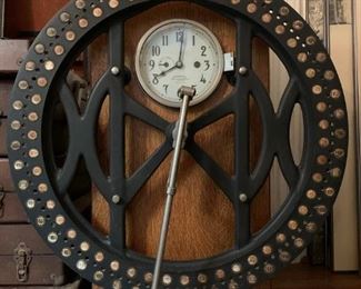 United Shoe Manufacturing Corp Beverly, MA Time Clock from International Time Recording Co