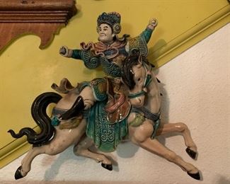Chinese Glazed Roof Tiles, Used to Scare Away Evil Spirits