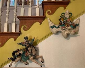 Chinese Glazed Roof Tiles, Used to Scare Away Evil Spirits