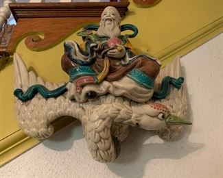 Chinese Glazed Roof Tiles, Used to Scare Away Evil Spirits
