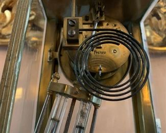 French Carriage Clock with Mercury Weight