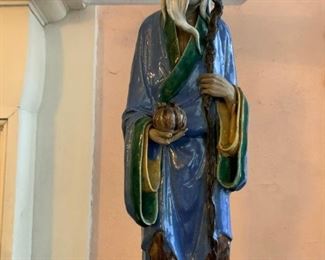 Chinese Immortal Figural Lamp