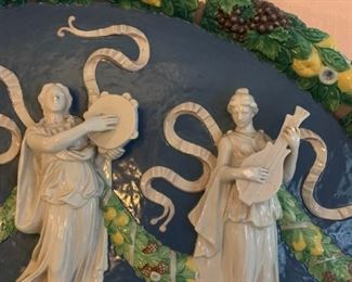 In the Style of Della Robbia, Three Musicians