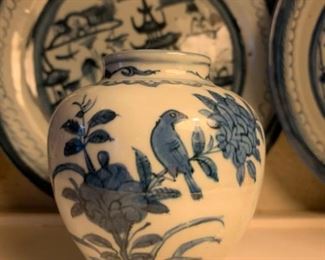 19th c Chinese Porcelain Plates, Canton Export