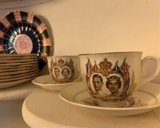 Commemorative Tea Cups of Queen Elizabeth's and King George VI's Visit to USA,1939
