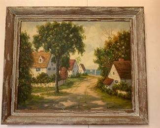 John Everett, Oil on Canvas Board