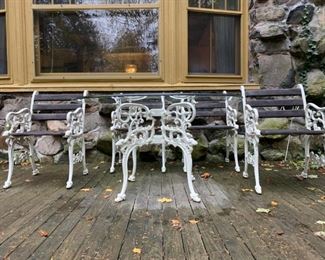 Cast Iron Patio Set