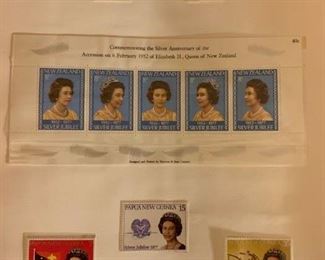 25th Anniversary of the Coronation of Queen Elizabeth Stamps