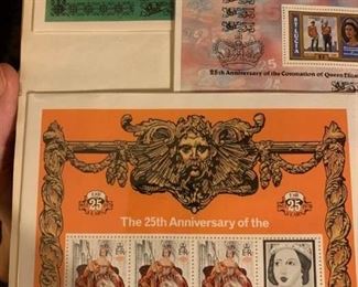 25th Anniversary of the Coronation of Queen Elizabeth Stamps